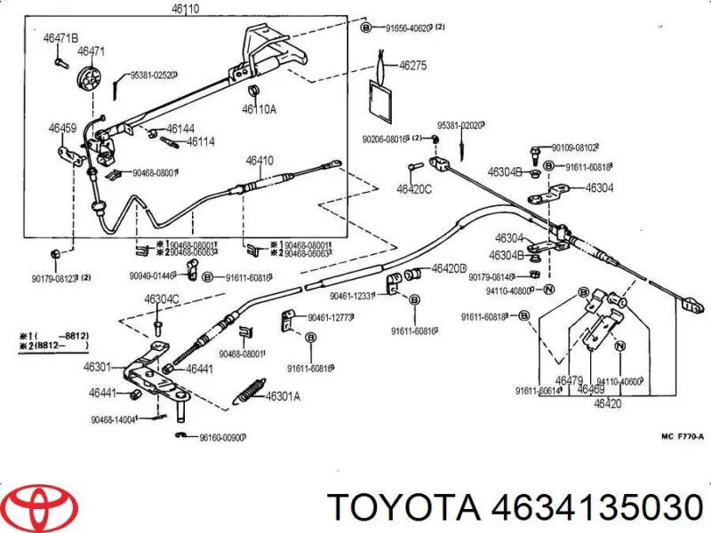  4634135030 Toyota