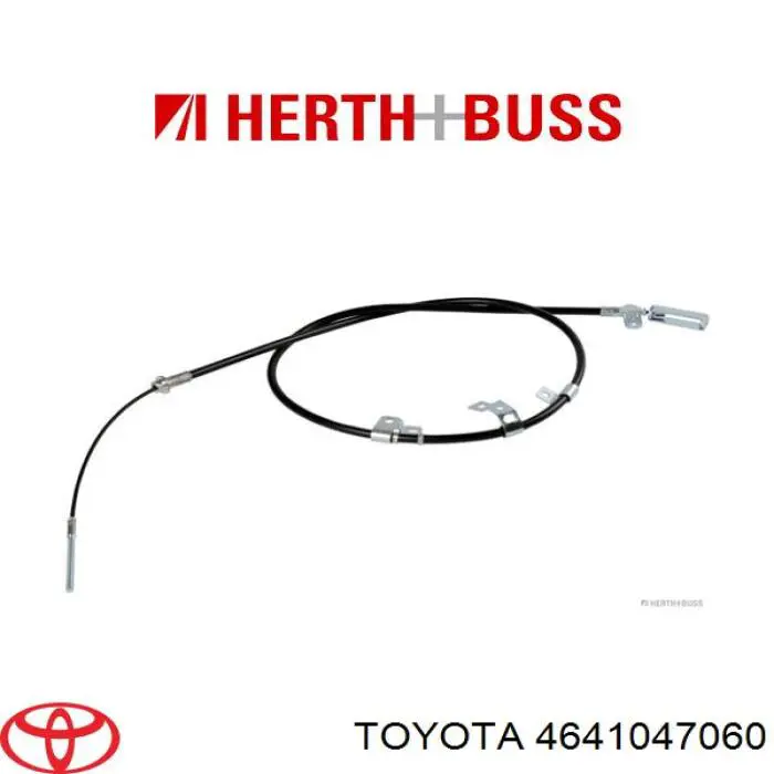 Cabo do freio de estacionamento dianteiro para Toyota Prius (NHW20)