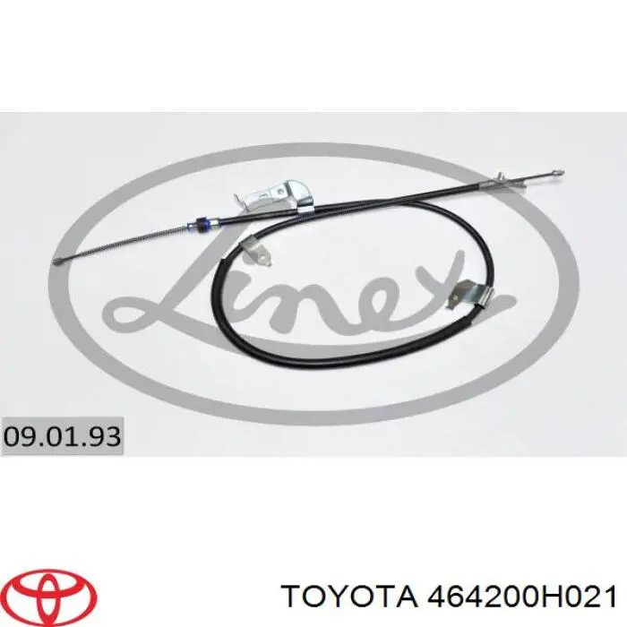 Купить K15009 ABS Задний правый трос ручника