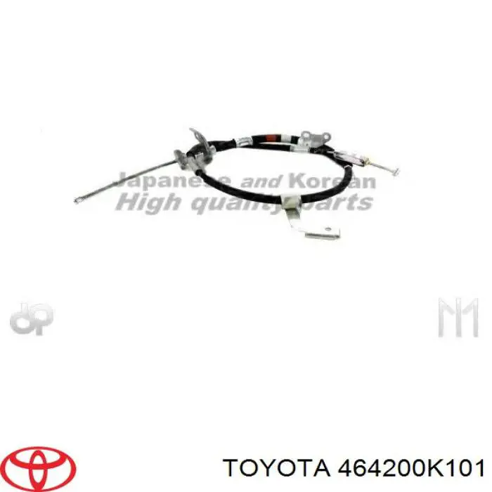 464200K101 Toyota трос ручного тормоза задний правый