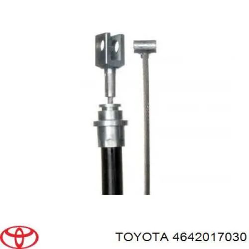 Трос ручника задний Japko 131264L