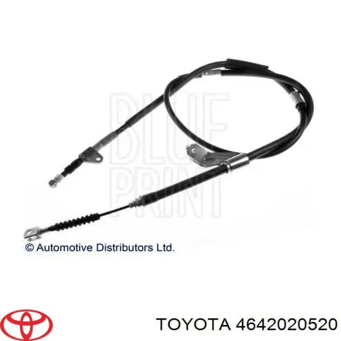 Трос стояночного тормоза задний правый Toyota 4642020520 цена, от 20.70 USD