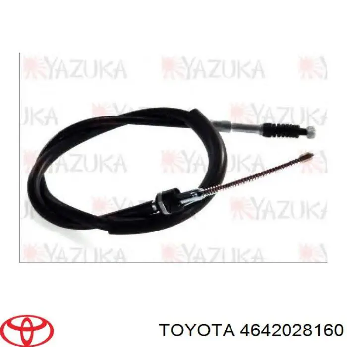 46420-28160 Toyota cabo do freio de estacionamento traseiro direito