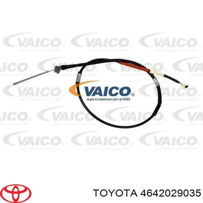 Задний правый трос ручника 4642029035 Toyota