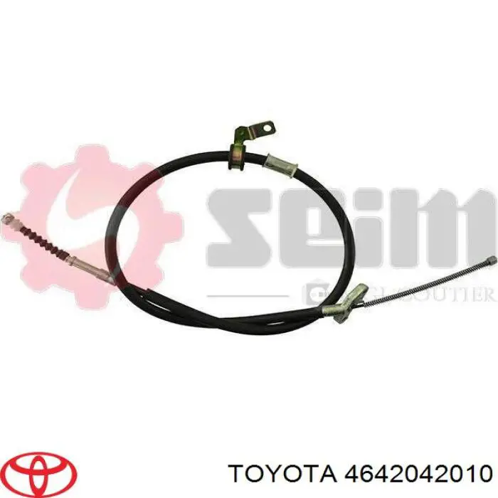 Трос стояночного тормоза задний правый Toyota 4642042010 цена, от 25.17 USD