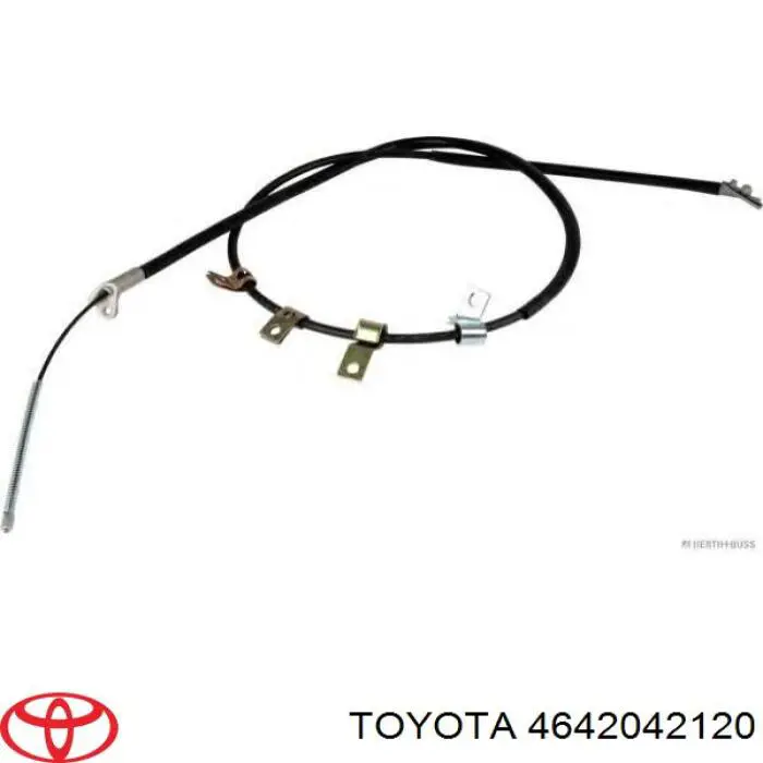 4642042120 Toyota трос ручного тормоза задний правый