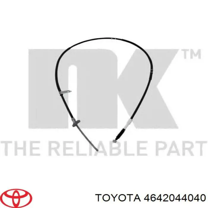 4642044040 Toyota трос ручного тормоза задний правый