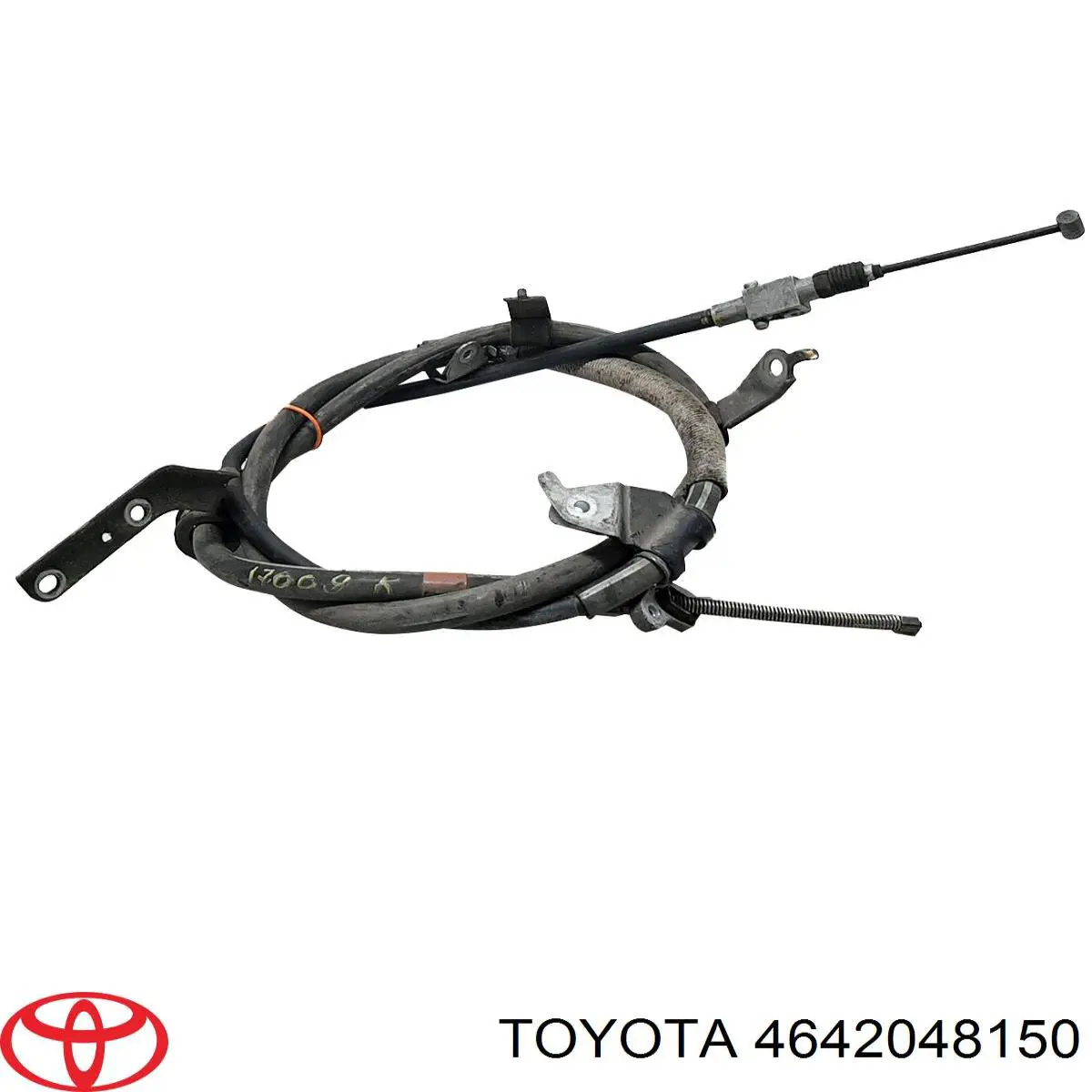 4642048150 Toyota Трос ручного тормоза задний, правый