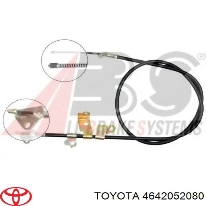 Задний правый трос ручника 4642052080 Toyota