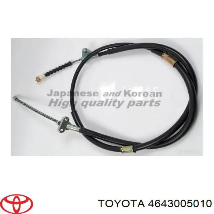 Трос ручного тормоза задний Toyota 4643005010 цена, от 13.69 USD