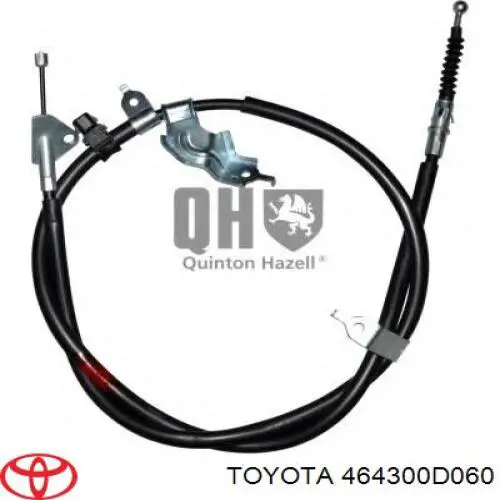 Трос ручного тормоза задний Toyota 464300D060 цена, от 33.09 USD