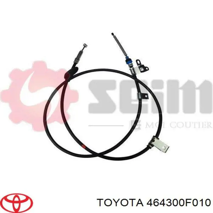 Купить 464300F010 Toyota Трос стояночного тормоза задний левый
