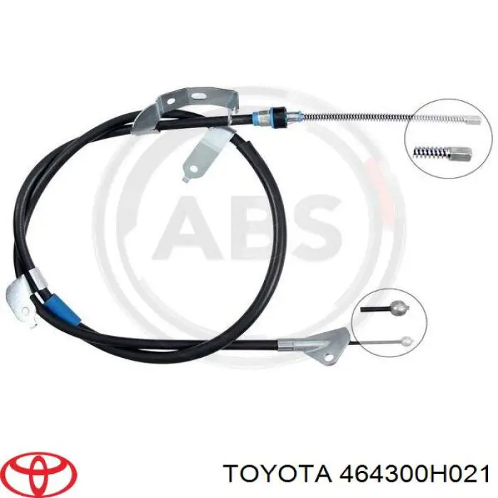 Трос ручного тормоза задний ABS K15010 цена, от 21.46 USD