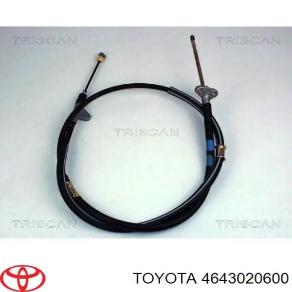 Трос ручного тормоза задний Toyota 4643020600 цена, от 711.26 UAH