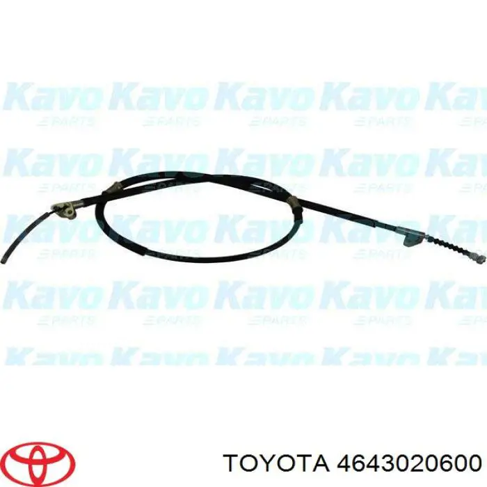 Купить 4643020600 Toyota Трос стояночного тормоза задний левый