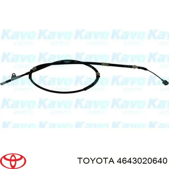 Трос ручного тормоза задний Toyota 4643020640 цена, от 31.23 USD