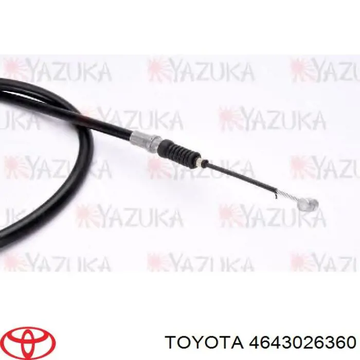 Купить 4643026360 Toyota Трос стояночного тормоза задний левый