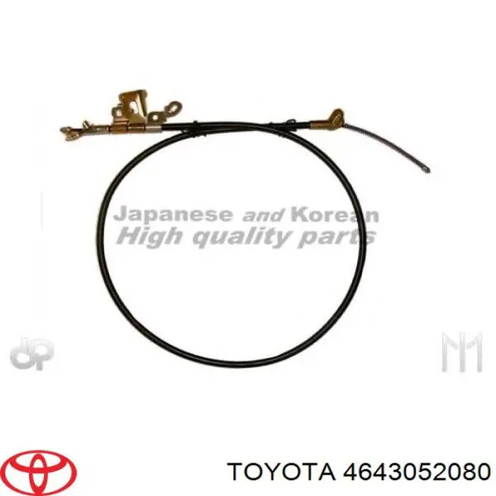 Трос ручного тормоза задний Toyota 4643052080 цена, от 30.81 USD