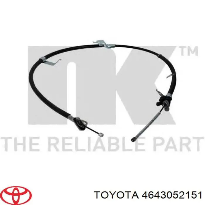 4643052151 Toyota Трос ручного тормоза