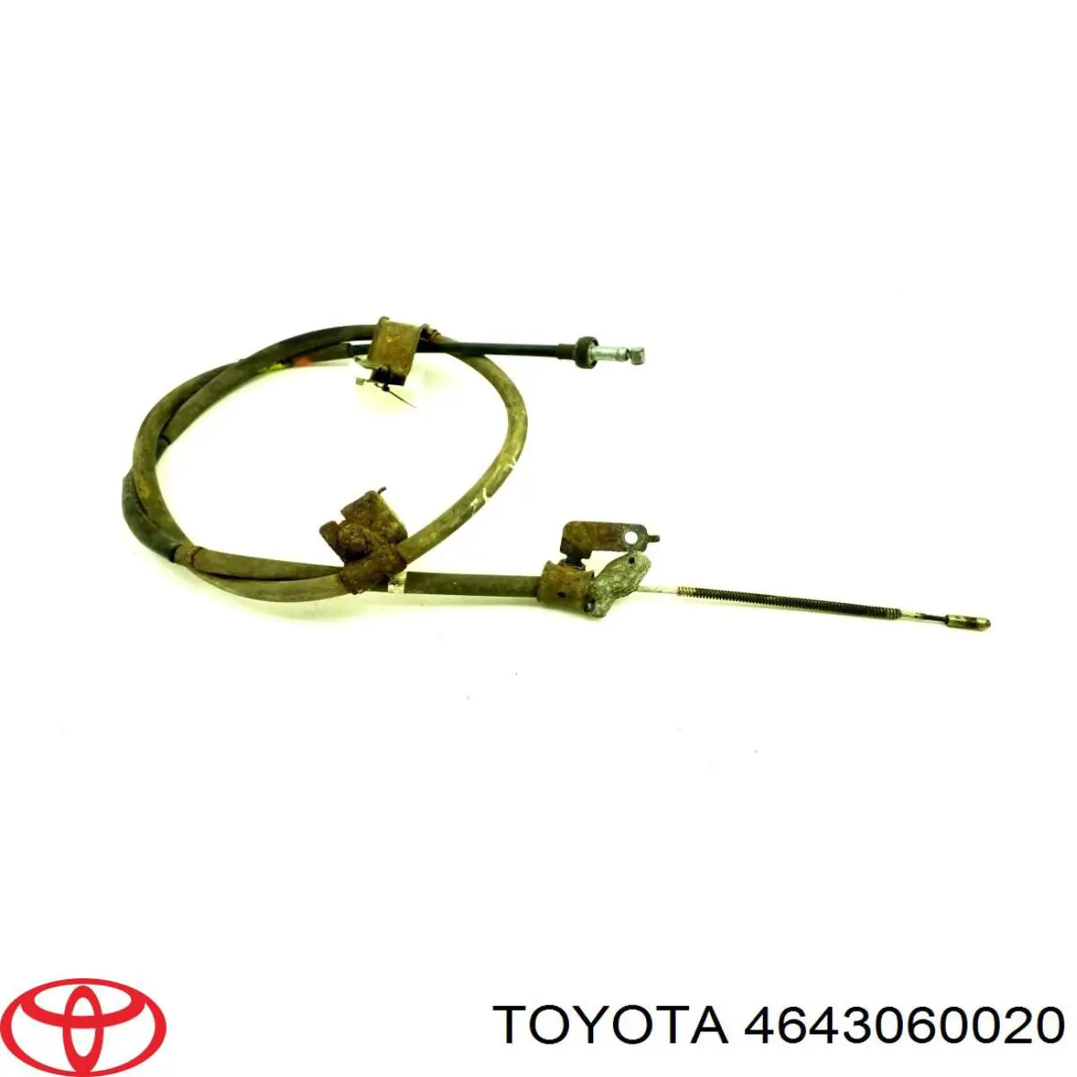4643060021 Toyota cabo do freio de estacionamento traseiro esquerdo