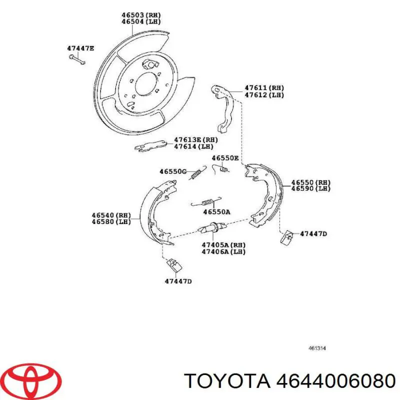  Toyota 4644006080 цена, от 9.84 USD