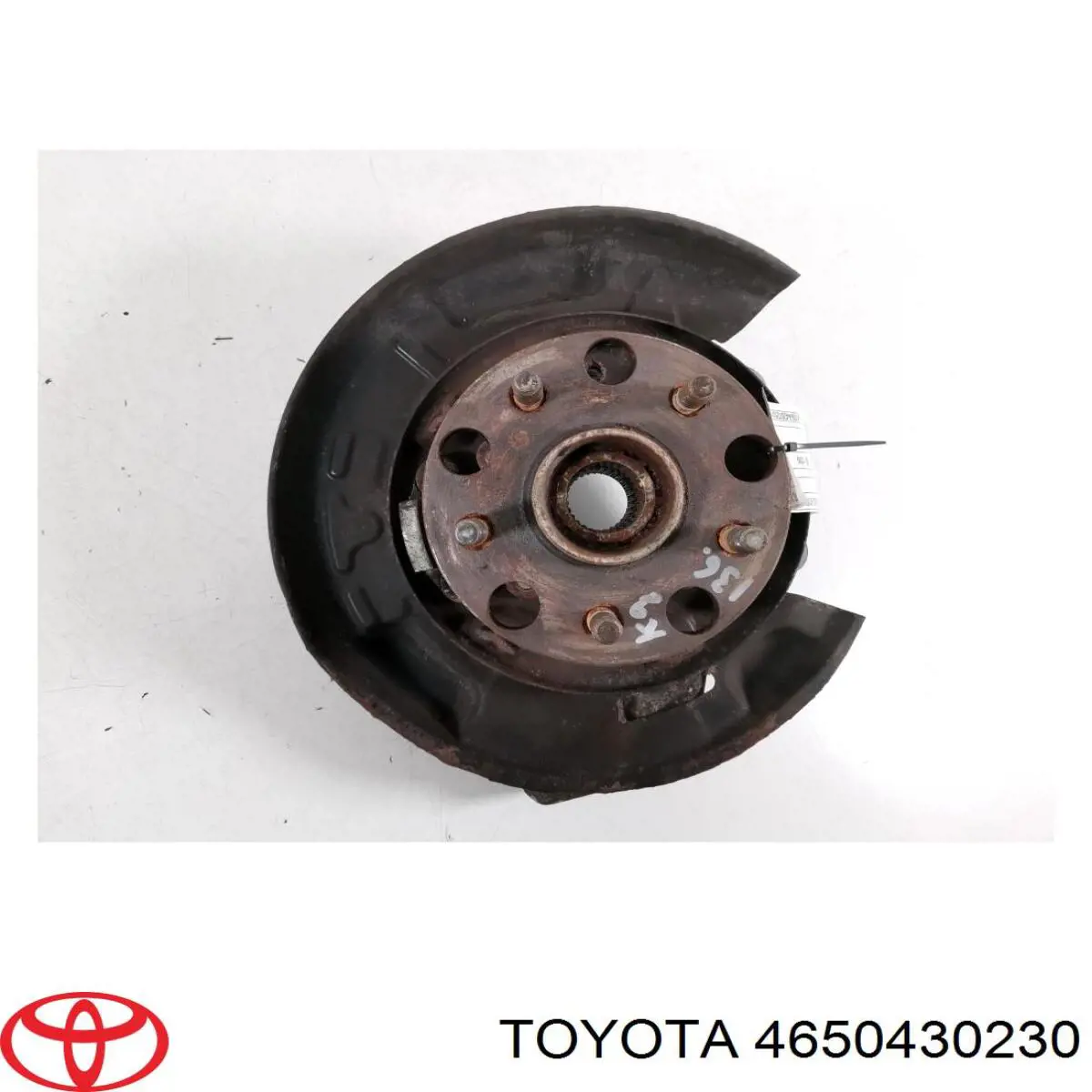 4650430230 Toyota Диск опорный заднего тормозного барабана левый