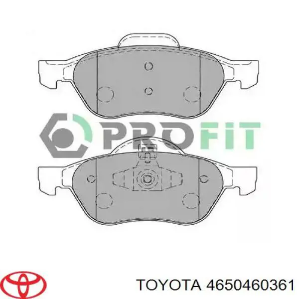 4650460361 Toyota proteção esquerda do freio de disco traseiro