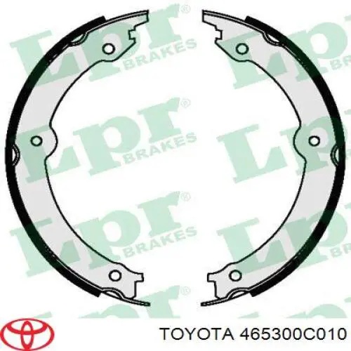 Колодки ручника 465300C010 Toyota