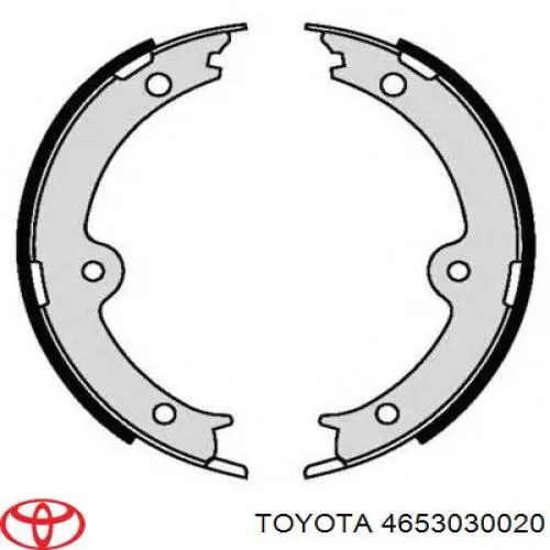 Тормозные колодки стояночного тормоза Toyota 4653030020 цена, от 16.80 USD