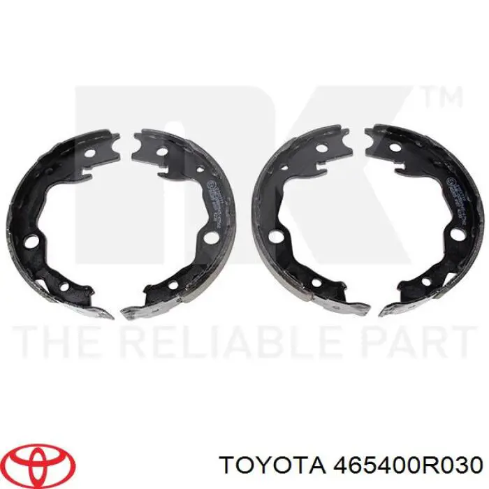 Zapatas de freno de mano 465400R030 Toyota