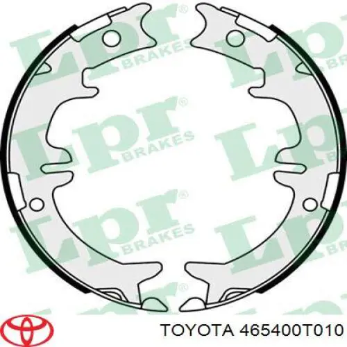 Колодки ручника 465400T010 Toyota