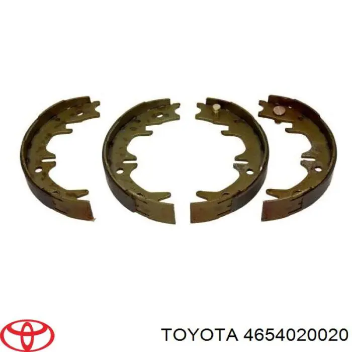 Колодки ручника 4654020020 Toyota