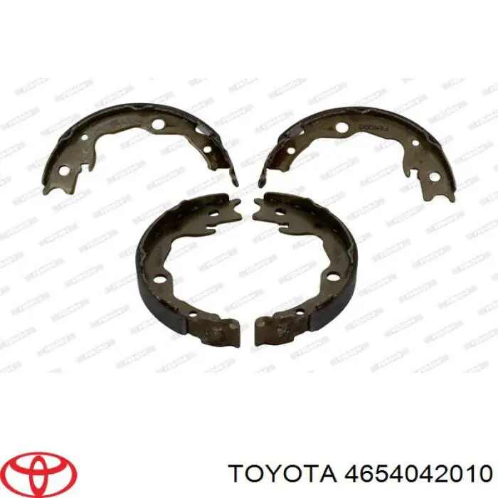 Тормозные колодки стояночного тормоза Toyota 4654042010 цена, от 15.99 USD