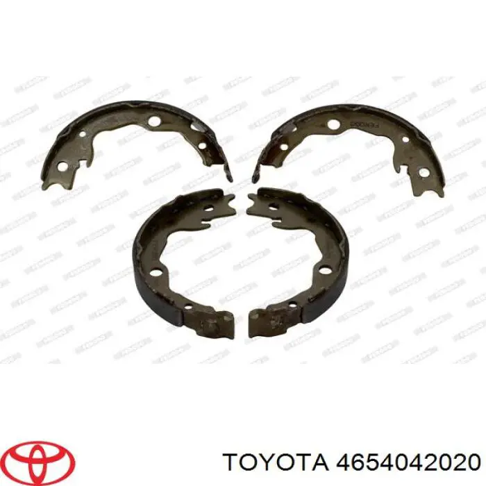 Тормозные колодки стояночного тормоза Toyota 4654042020 цена, от 12.56 USD