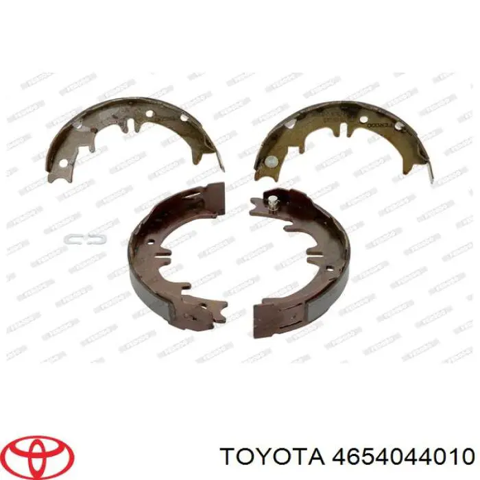 Колодки ручника 4654044010 Toyota