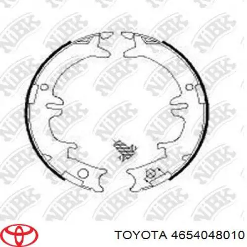 Тормозные колодки стояночного тормоза Toyota 4654048010 цена, от 13.59 USD