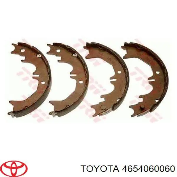 Тормозные колодки стояночного тормоза Toyota 4654060060 цена, от 22.28 USD