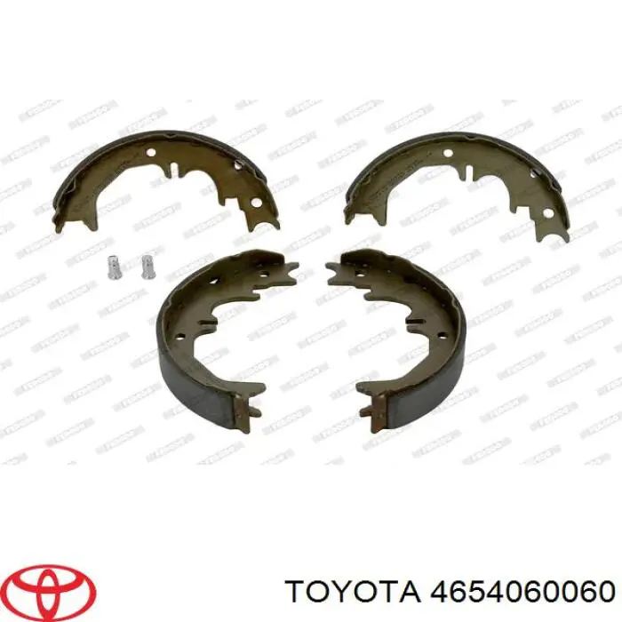 Колодки ручника 4654060060 Toyota