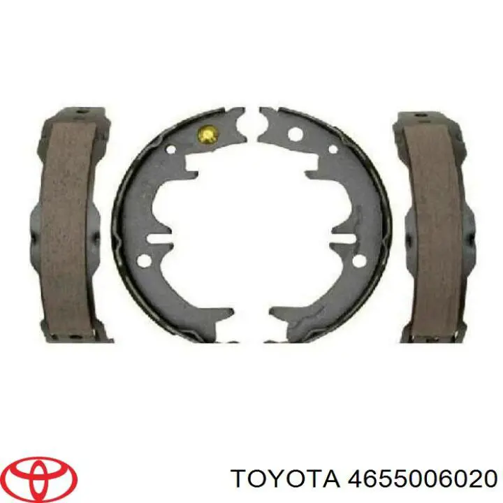 4655006020 Toyota колодки ручника (стояночного тормоза)