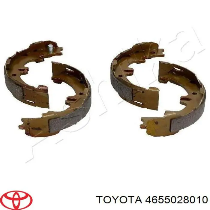 Купить 4655028010 Toyota Колодки ручника/стояночного тормоза