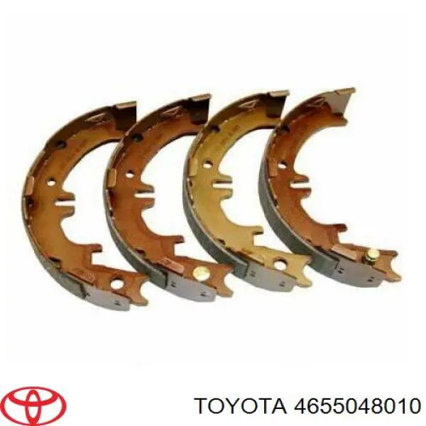 4655048010 Toyota колодки ручника (стояночного тормоза)