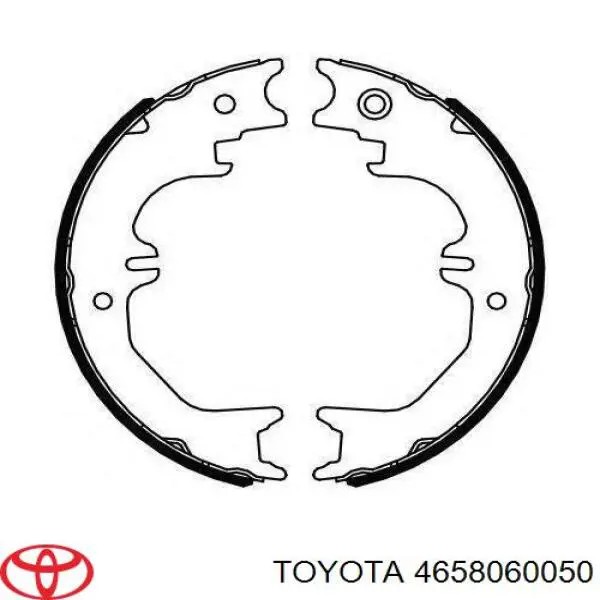 4658060050 Toyota колодки ручника