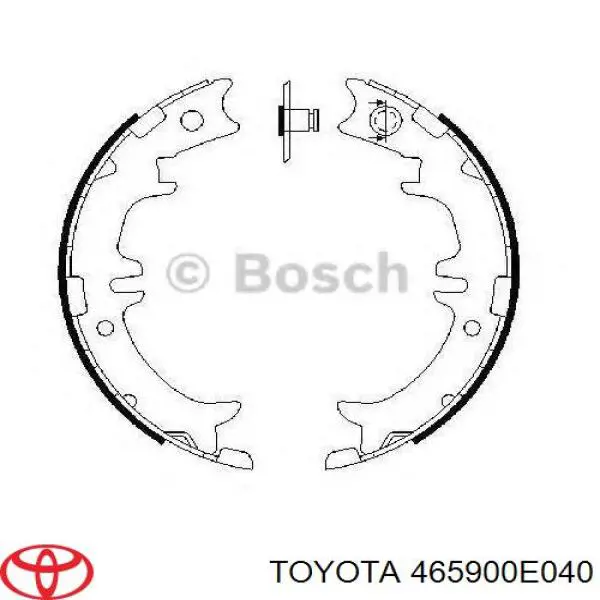 Колодки ручника 465900E040 Toyota