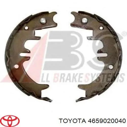 Колодки ручника 4659020040 Toyota