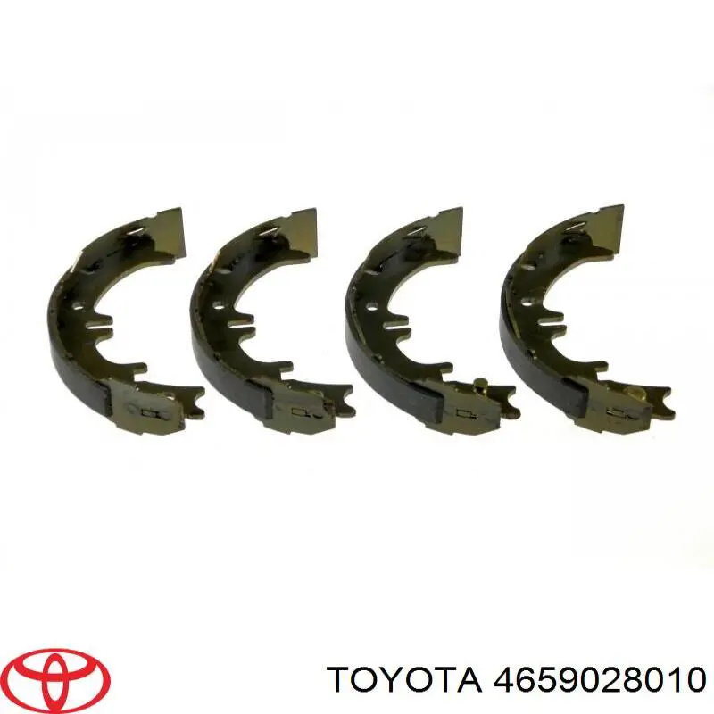 4659028010 Toyota колодки ручника (стояночного тормоза)