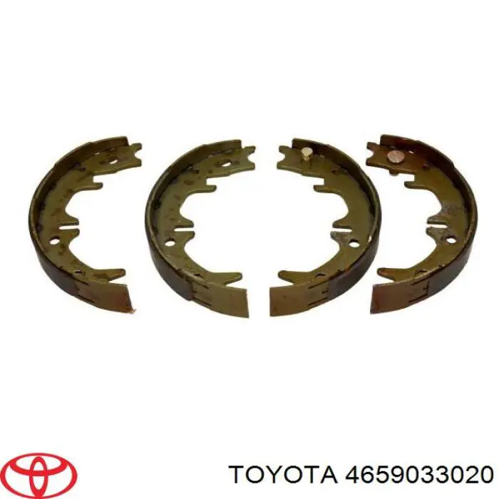 4659033020 Toyota колодки ручника (стояночного тормоза)