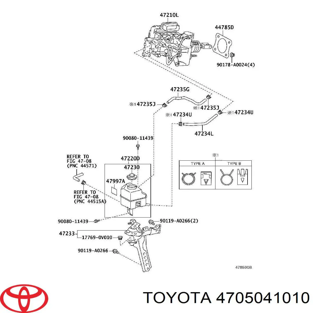  4705041010 Toyota