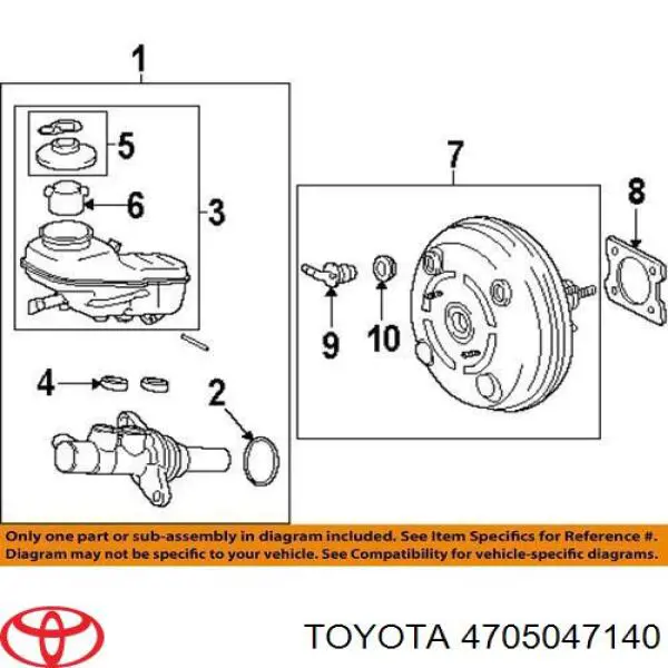  Toyota 4705047140 цена, от 890.84 USD