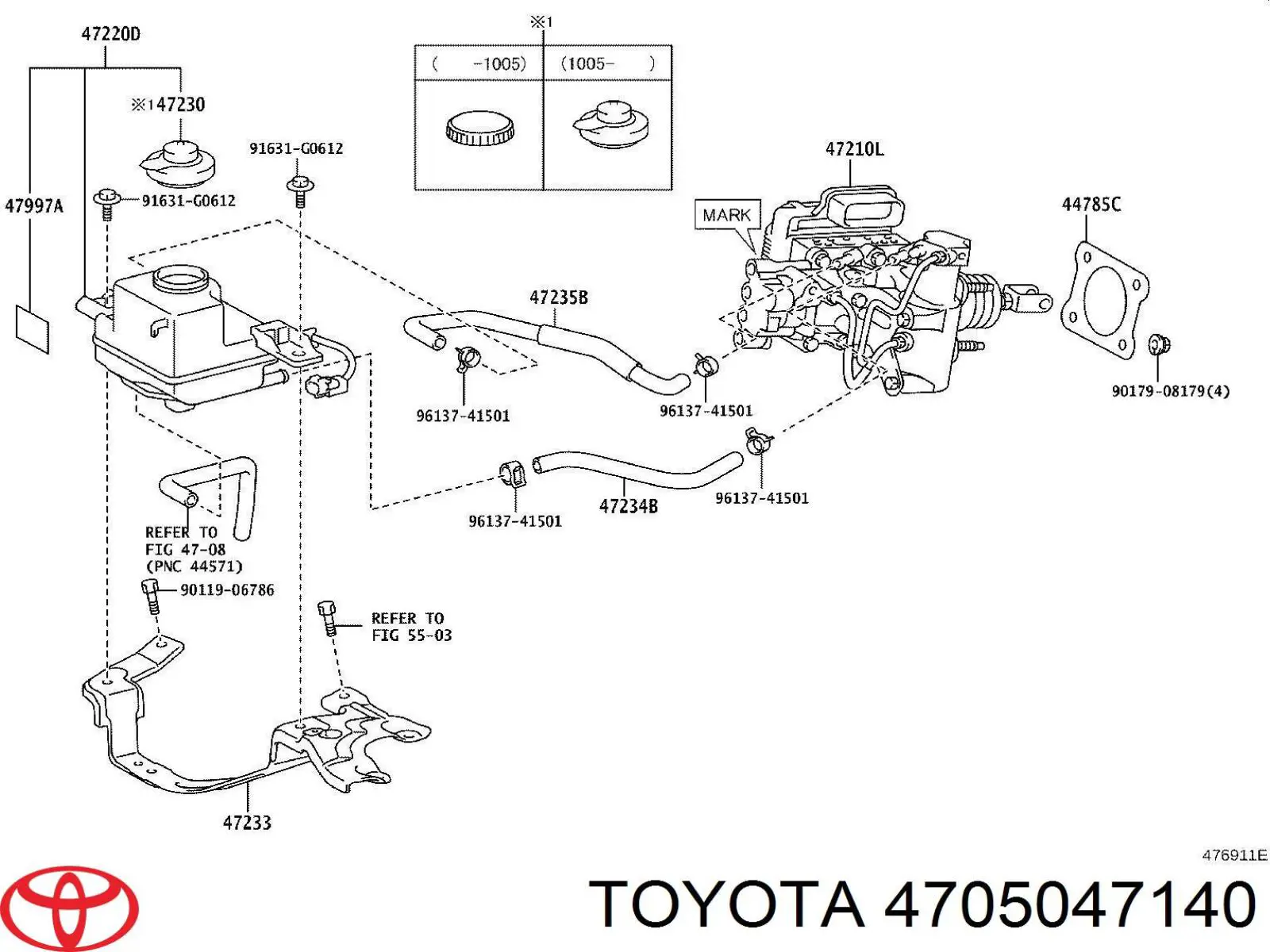 Купить 4705047140 Toyota 