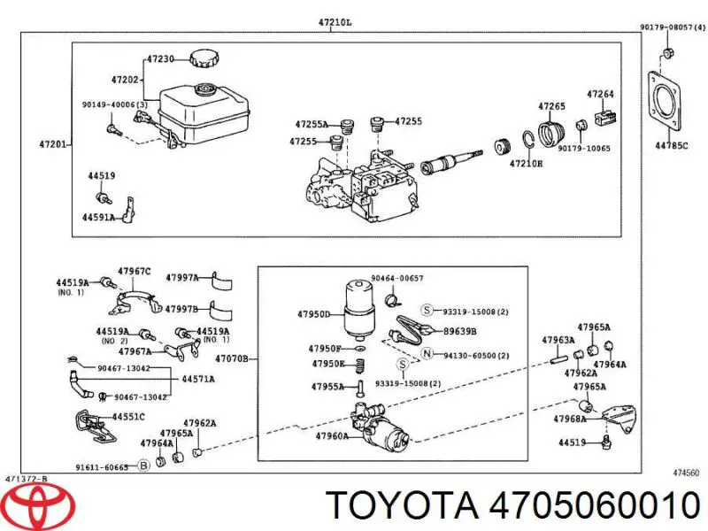 4705060010 Toyota 